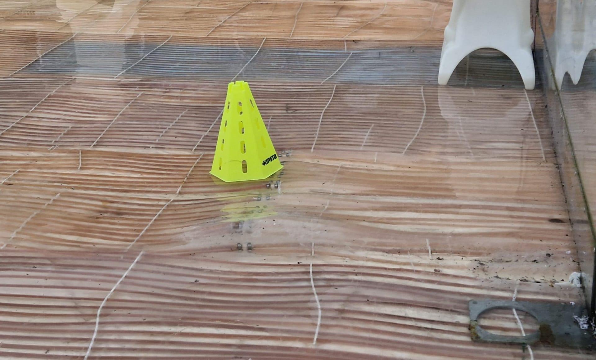 Así está la pista durante este domingo (Foto: Quincemil)