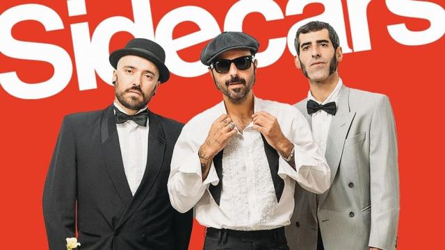 El cartel promocional de Sidecars para su concierto en el WiZink Center