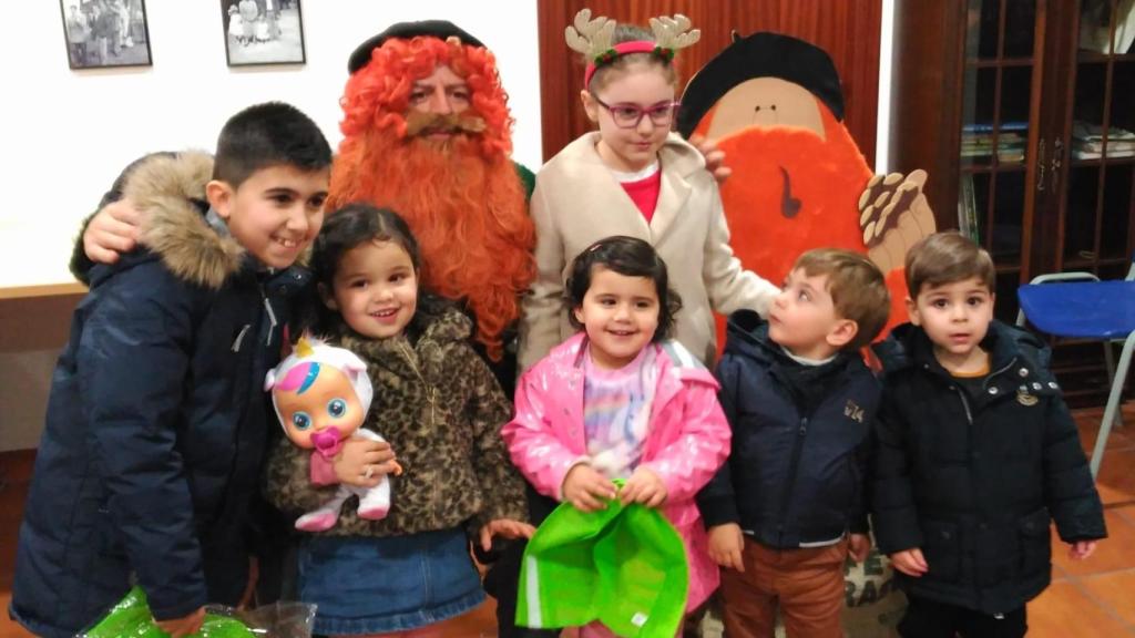 Foto de archivo de la visita del Apalpador.