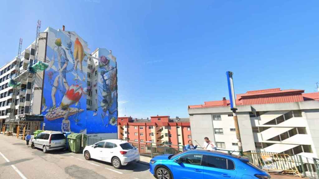 Lugar donde se construirá el ascensor entre Hispanidad y Romil.