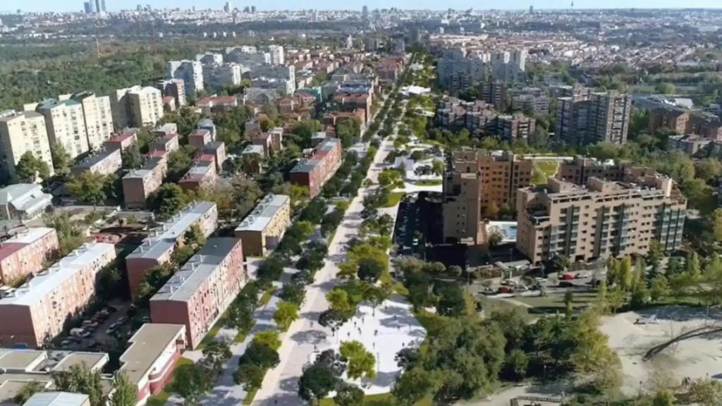 Imagen virtual del proyecto del soterramiento de la A5.