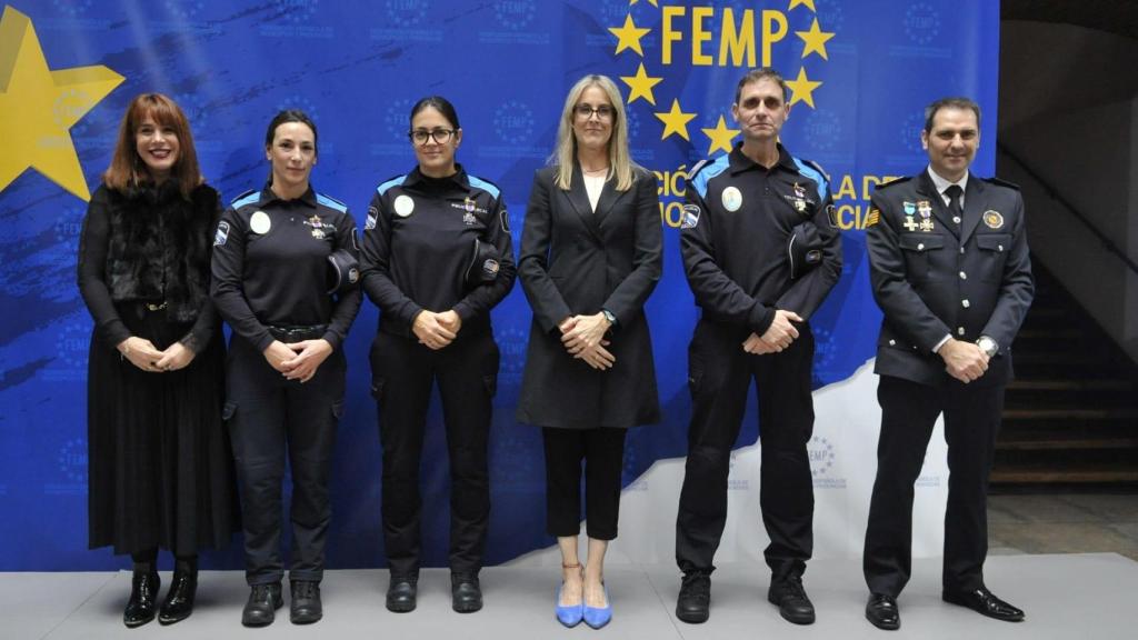 Cinco agentes de la Policía Local, reconocidos a nivel estatal.