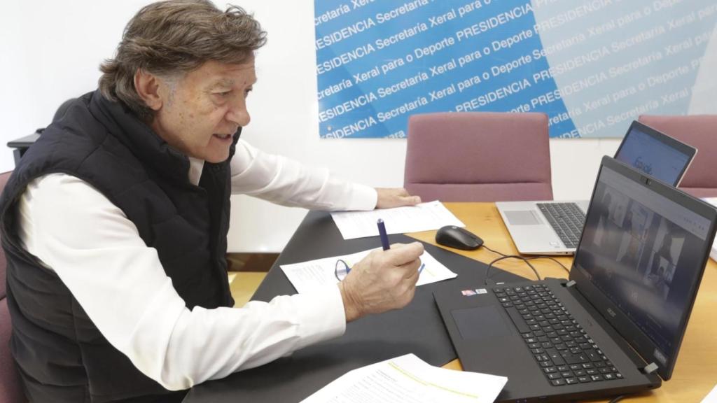 El secretario xeral para o Deporte, José Ramón Lete.