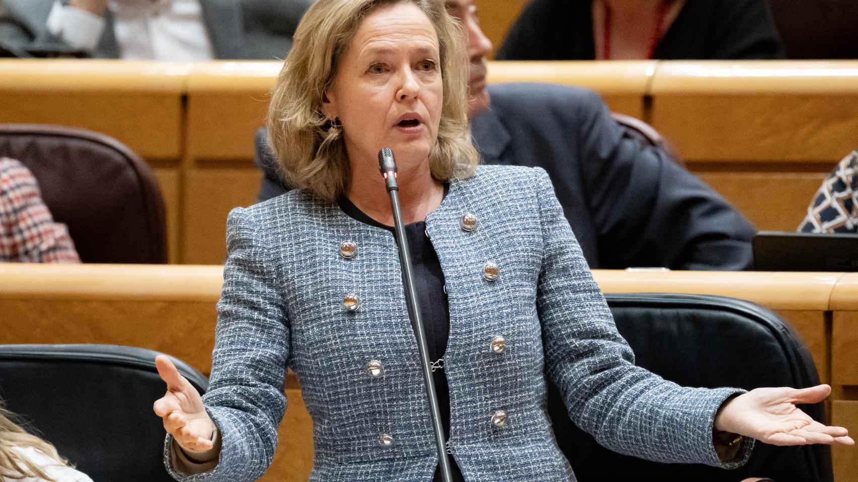 Nadia Calviño, vicepresidenta primera del Gobierno y ministra de Economía, Comercio y Empresa.