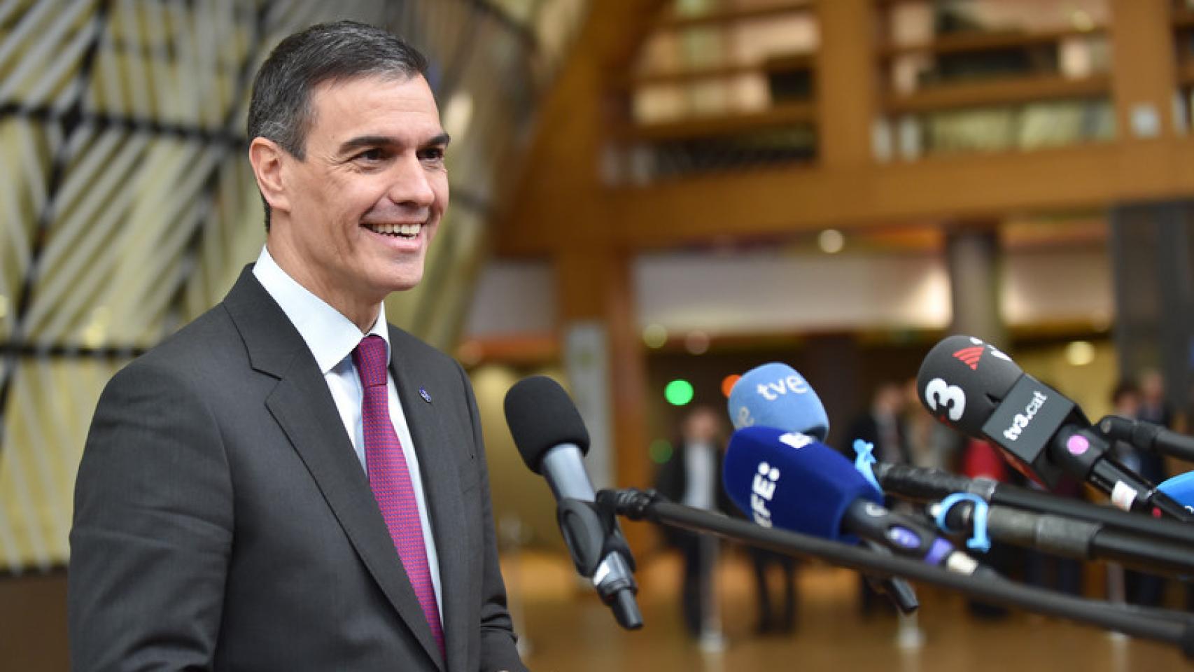 El presidente Pedro Sánchez, el pasado jueves en Bruselas.