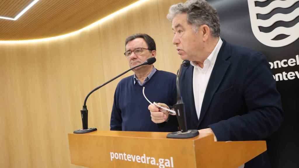 Miguel Anxo Fernández Lores y Raimundo González.