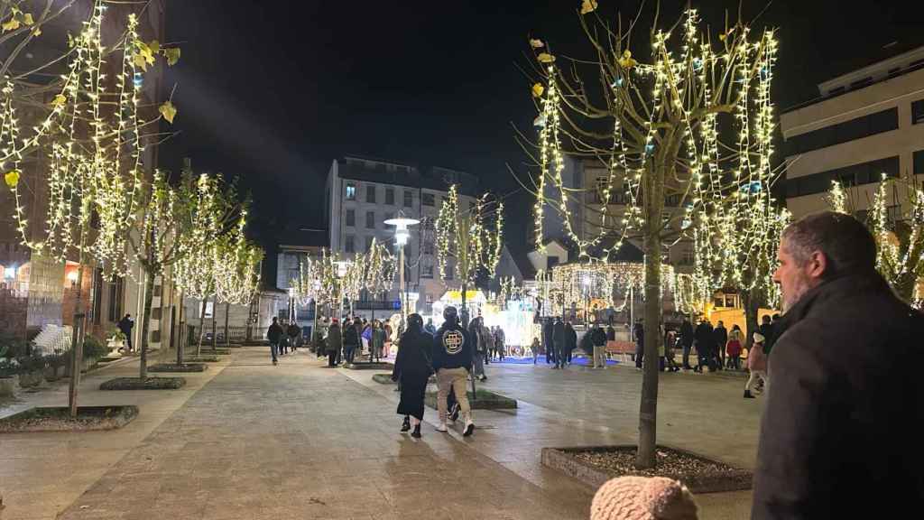 Mercadillo de Navidad en O Porriño (Pontevedra).
