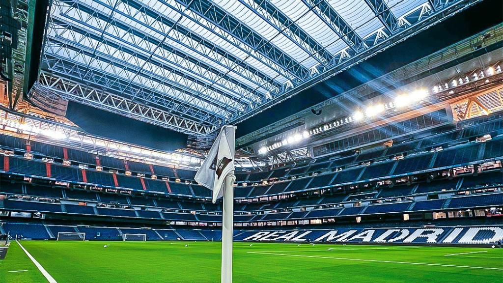 El Santiago Bernabéu, en un partido durante esta temporada.
