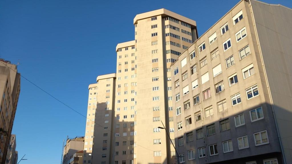 Las torres de Mantiñán en A Coruña