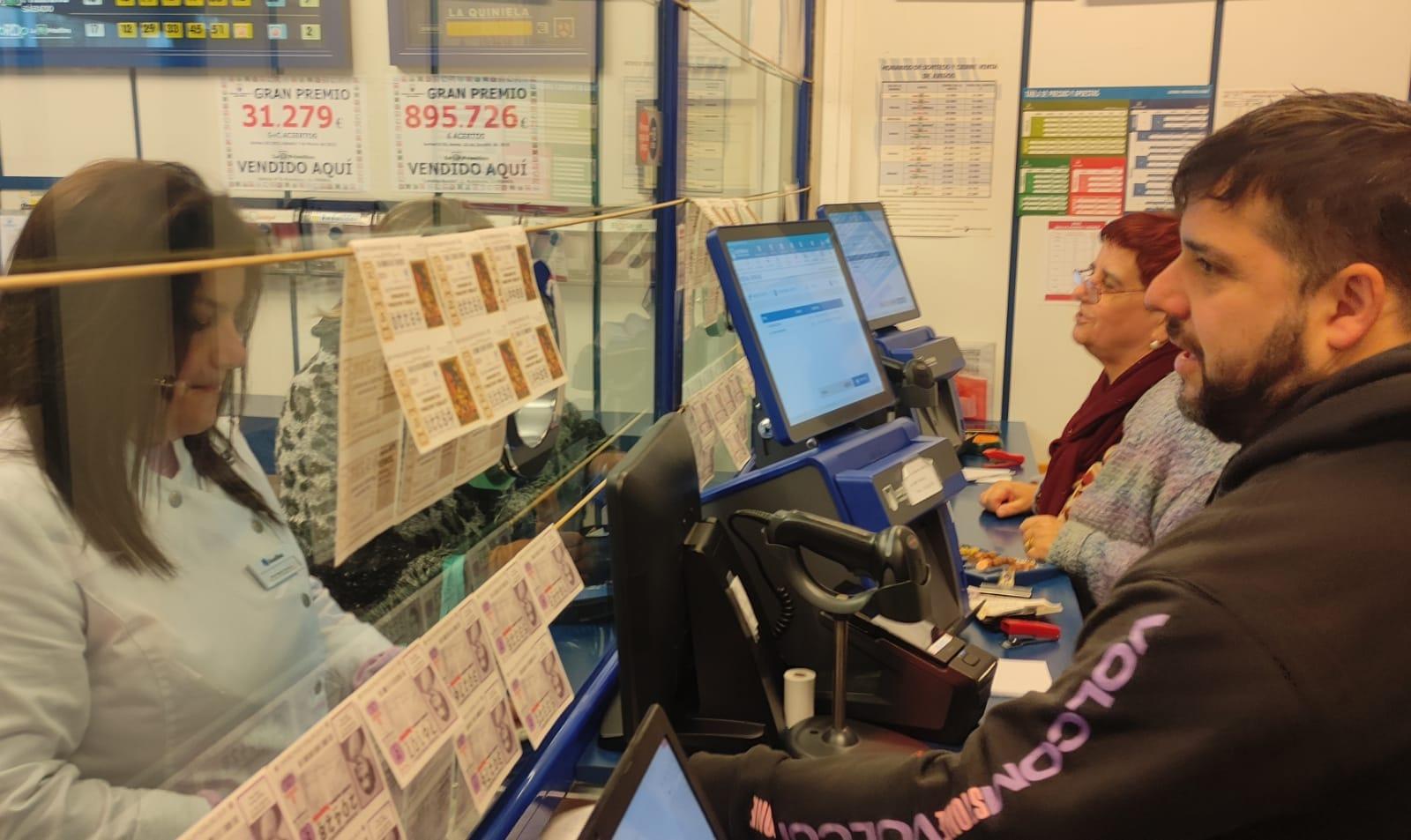 Esta mañana, en la administración número 9, en la calle Rubalcava