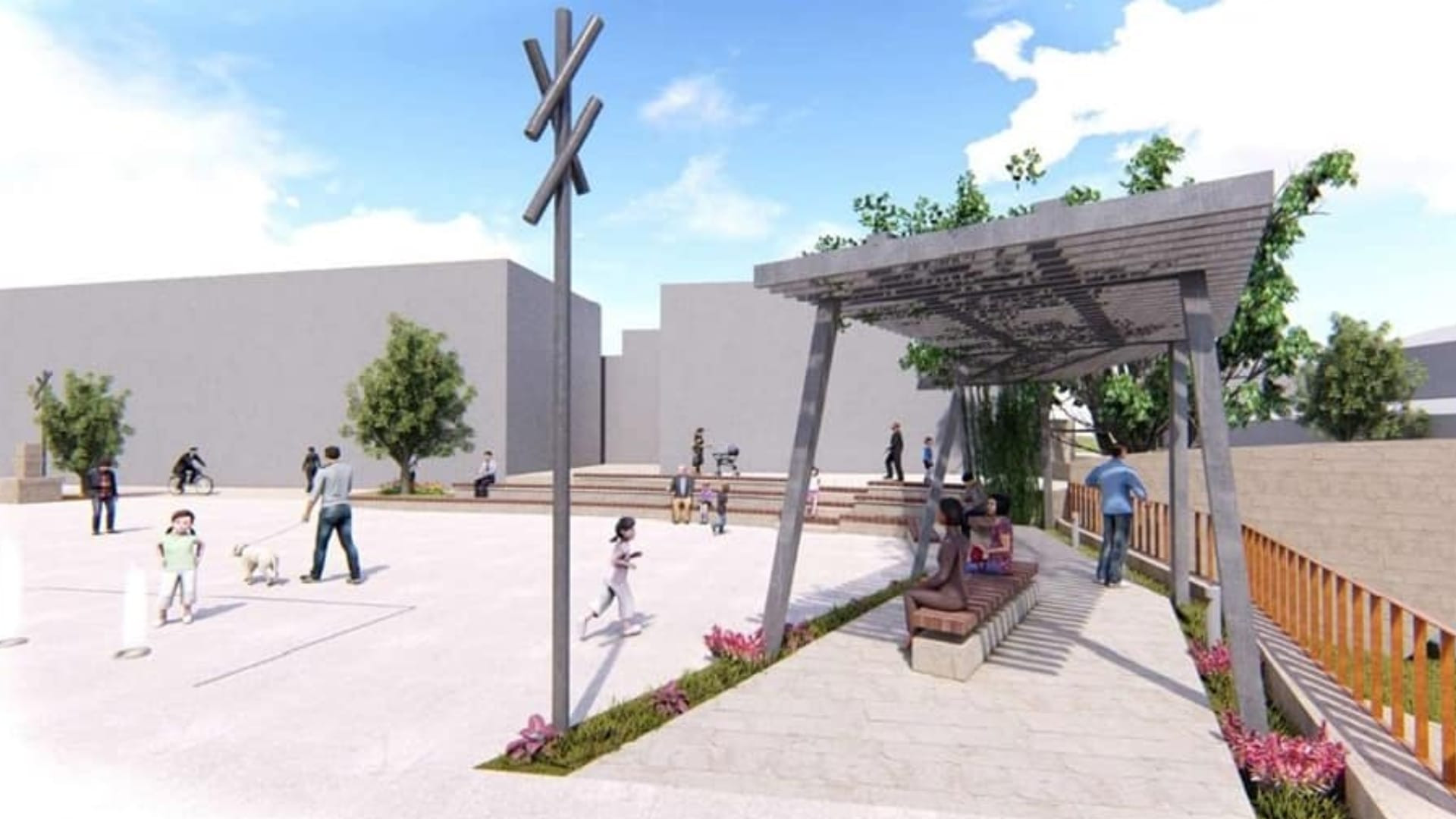 Imágenes del proyecto del PSOE.