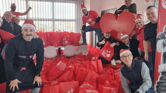 Voluntarios de Coca-Cola en Alicante.