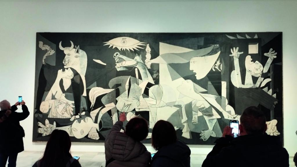 El 'Guernica' en el Museo Reina Sofía.