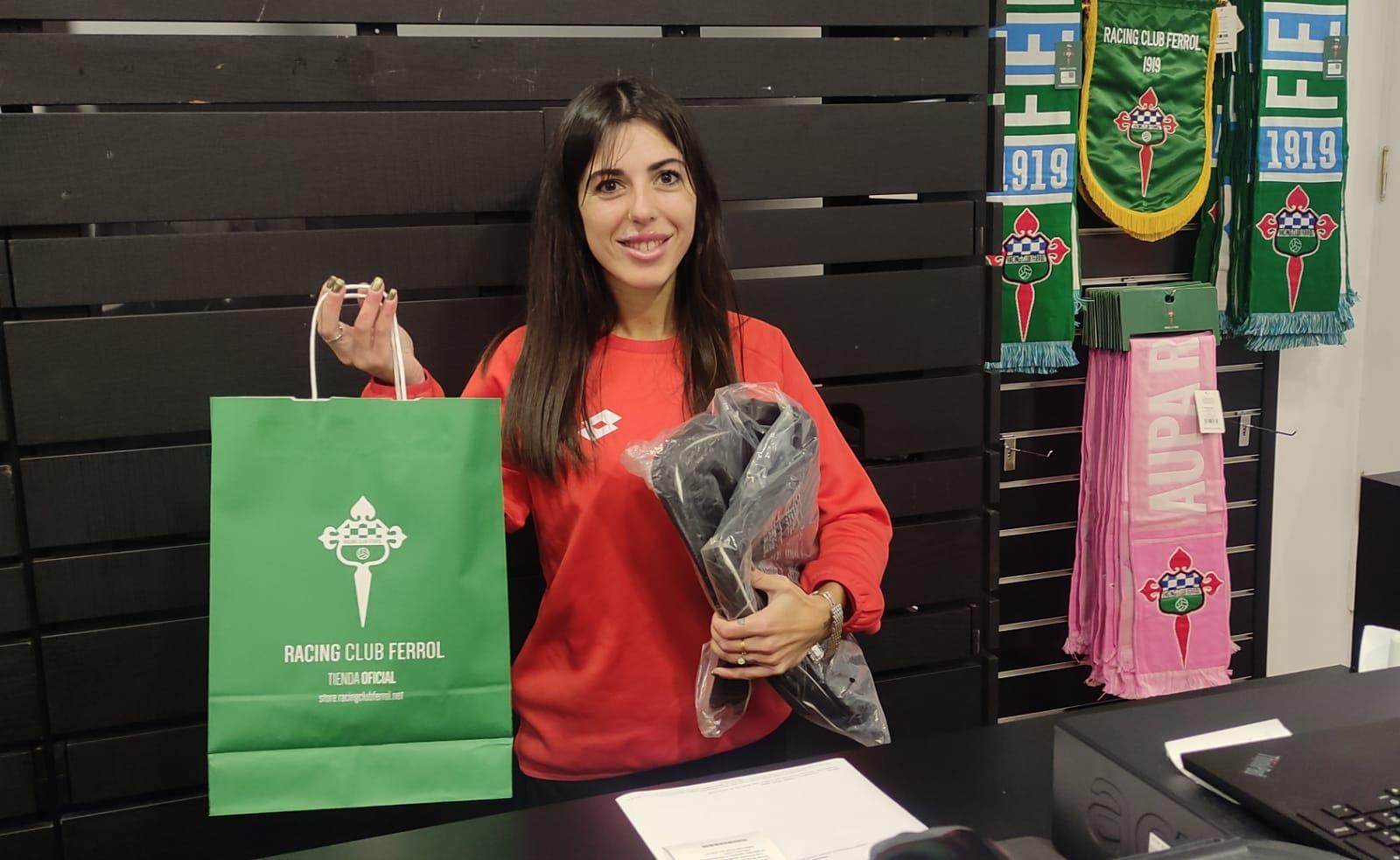 Sara Redondo, esta mañana