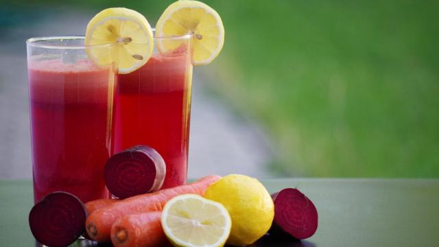Zumo de remolacha.
