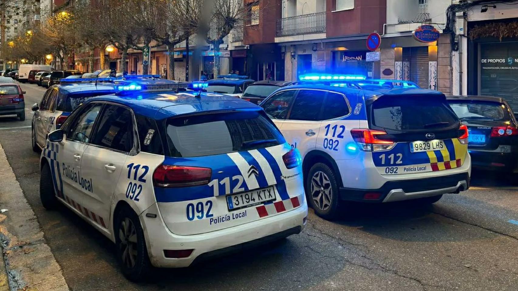 Vehículos de la Policía Local de Burgos