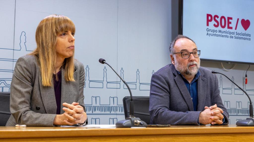 María Sánchez y Juan José García Meilán, concejales socialistas