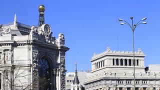 Fachada del Banco de España.