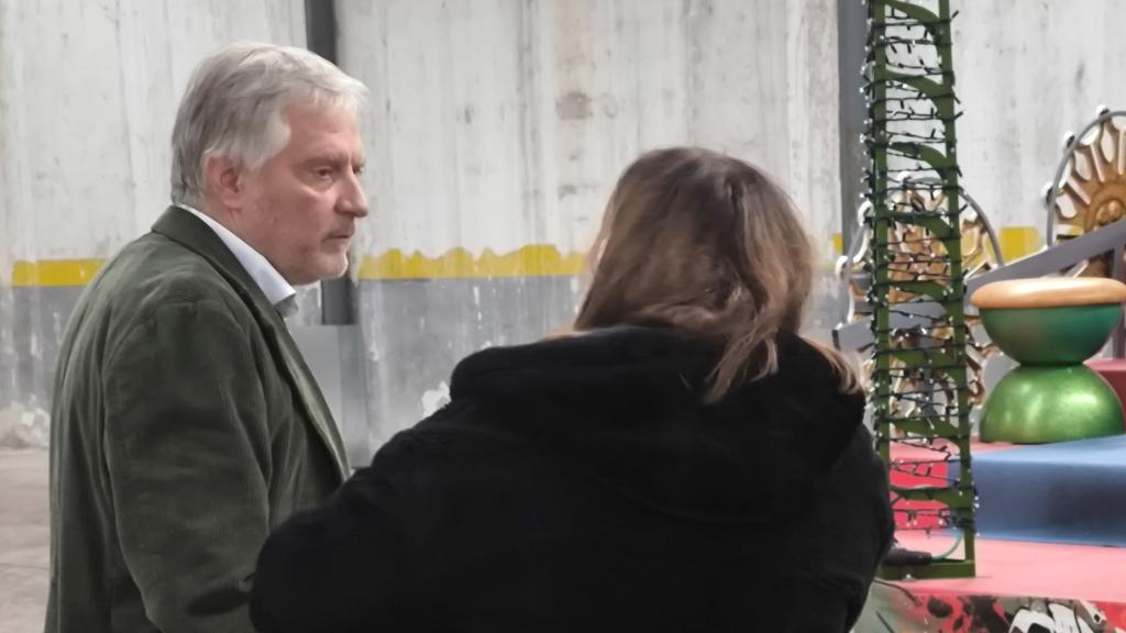 El alcalde de Ciudad Real ha visitado las carrozas.