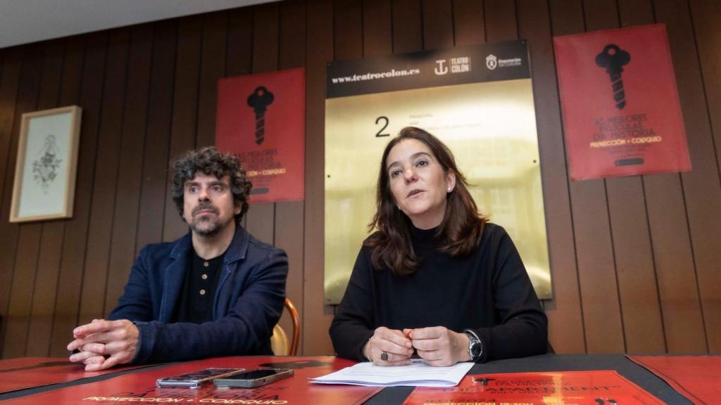 La alcaldesa, Inés Rey, durante la presentación del ciclo.