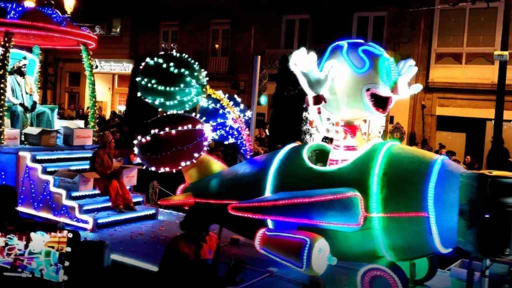 Cabalgata de Reyes en Baiona.