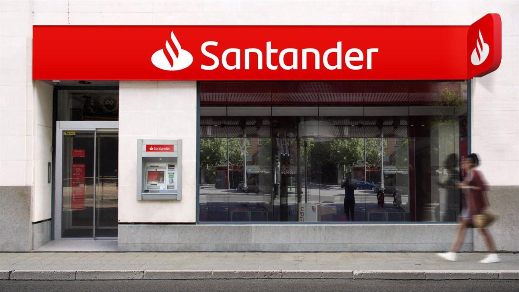 Oficina del Banco Santander.