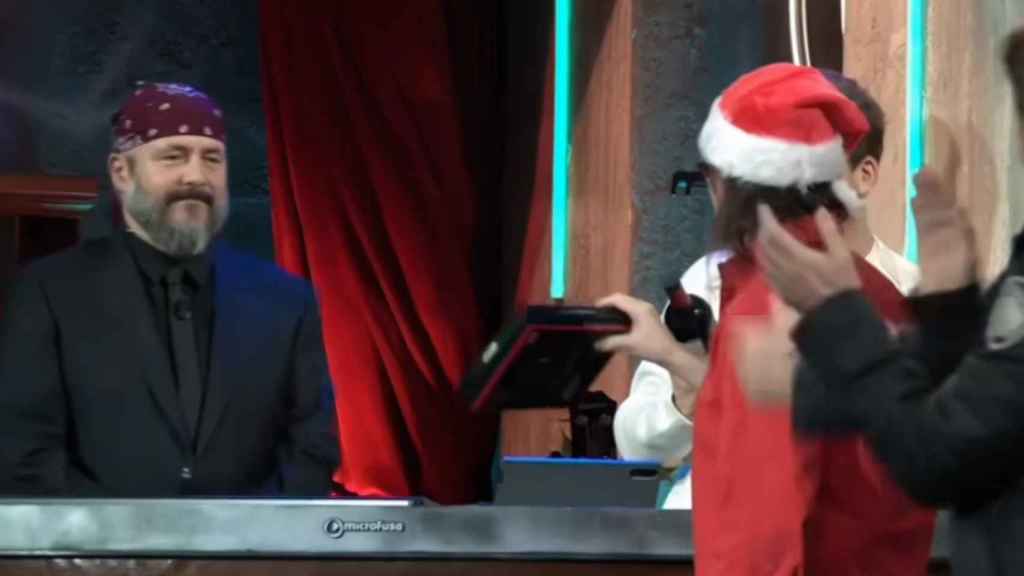 El momento de la entrega.