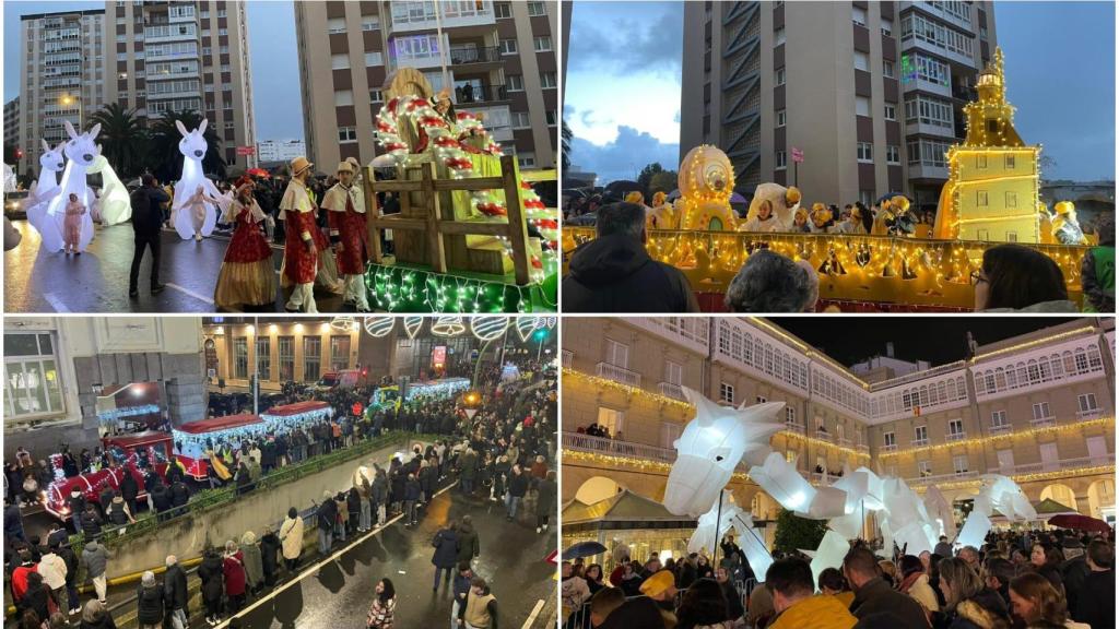 Carrozas de la Cabalgata de Reyes de A Coruña