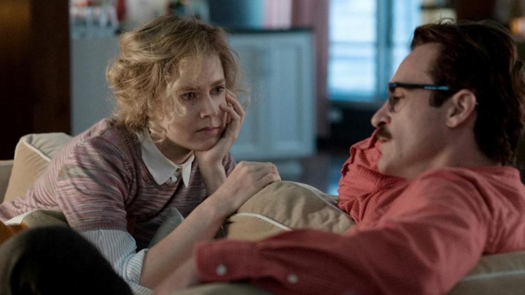 Amy Adams y Joaquin Phoenix en 'Her'