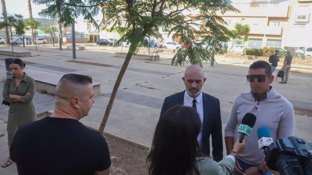 El novio de Dana Leonte, investigado por el supuesto homicidio de la chica, en una imagen de archivo a su llegada a los juzgados de Vélez-Málaga.