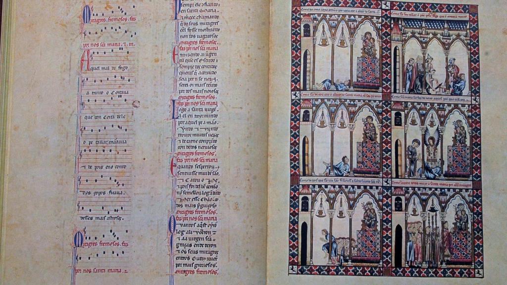 Cantiga de Santa María de Alfonso X el Sabio.