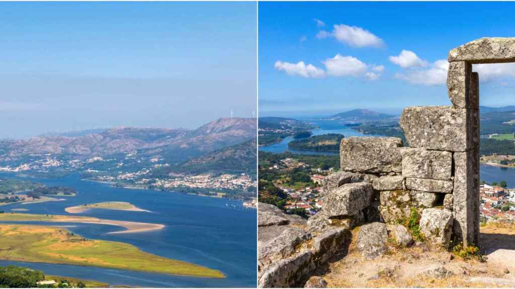 Vistas desde Santa Trega y Porta do Ceu.