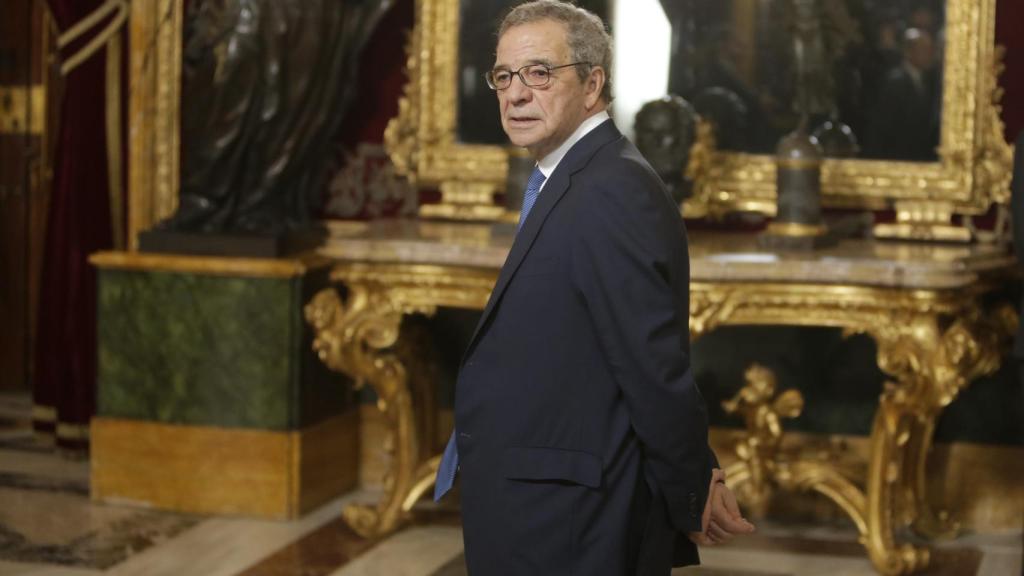 César Alierta en una fotografía, en octubre de 2016, en Madrid.