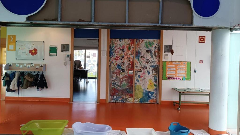 Interior de la Galiña Azul de O Burgo, en Culleredo.