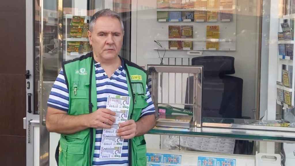 Vendedor de la ONCE en una imagen de archivo.