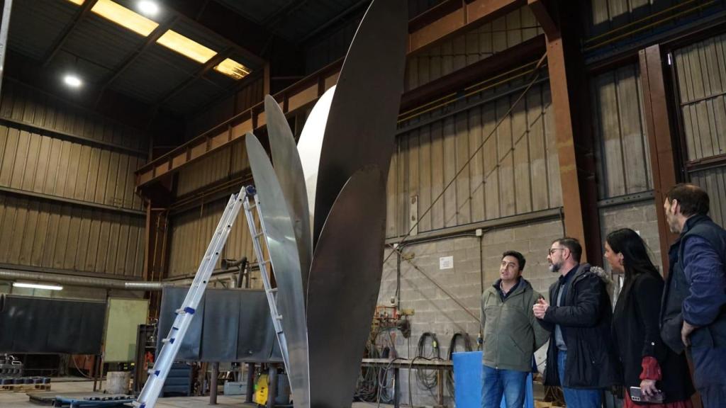 Imagen de archivo de una visita a la evolución del monumento