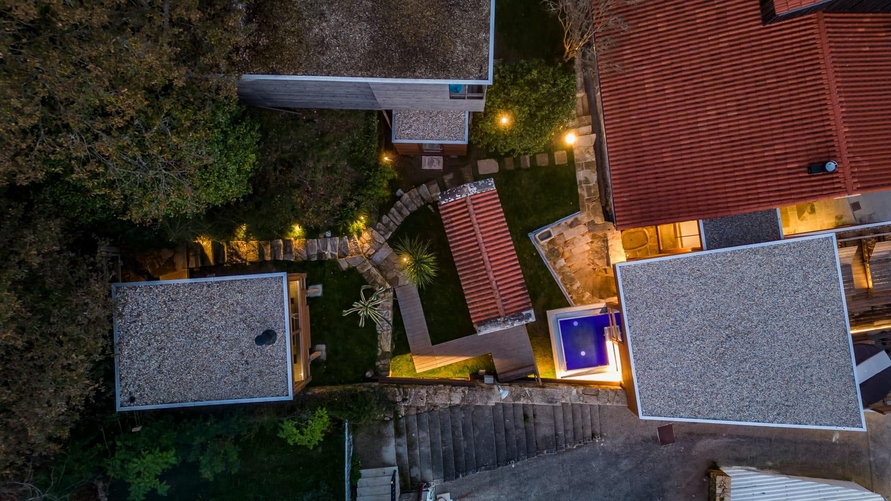 Vista aérea de Spasinho. Fotos: Cedidas