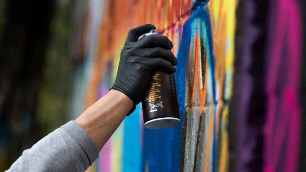 Imagen de archivo de un grafiti.