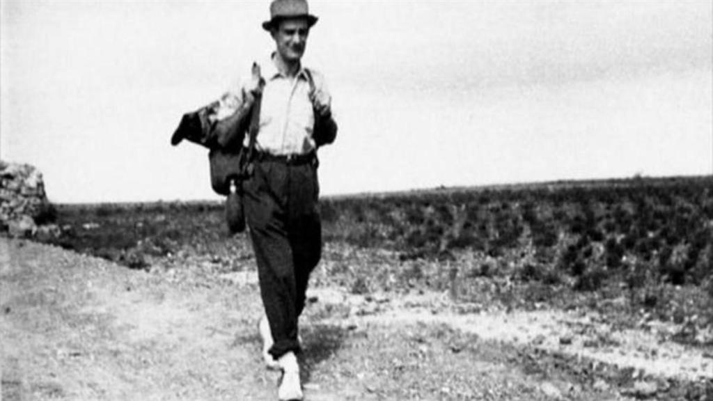 Camilo José Cela en su primer viaje a la Alcarria