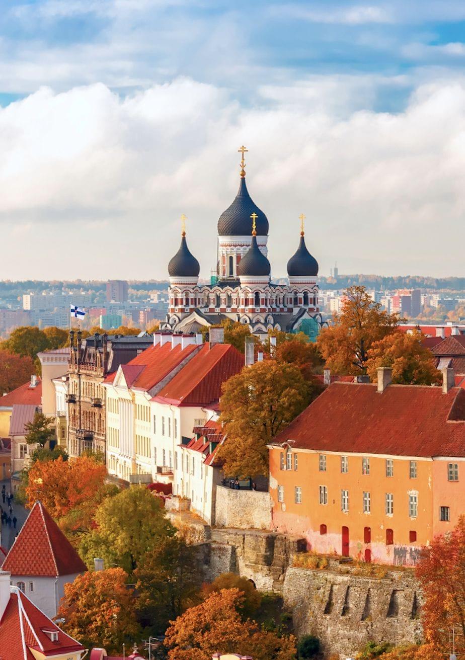 Tallín, capital de Estonia.