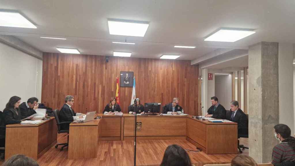 Imagen de la segunda jornada del juicio del fisioterapeuta de Vigo acusado de abuso sexual.