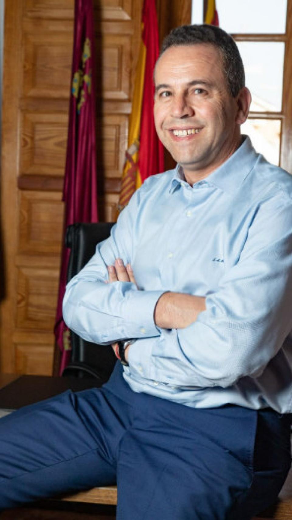 El alcalde de Abanilla, José Antonio Blasco.