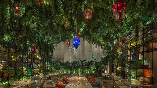 El restaurante Oroya del hotel The Madrid Edition.