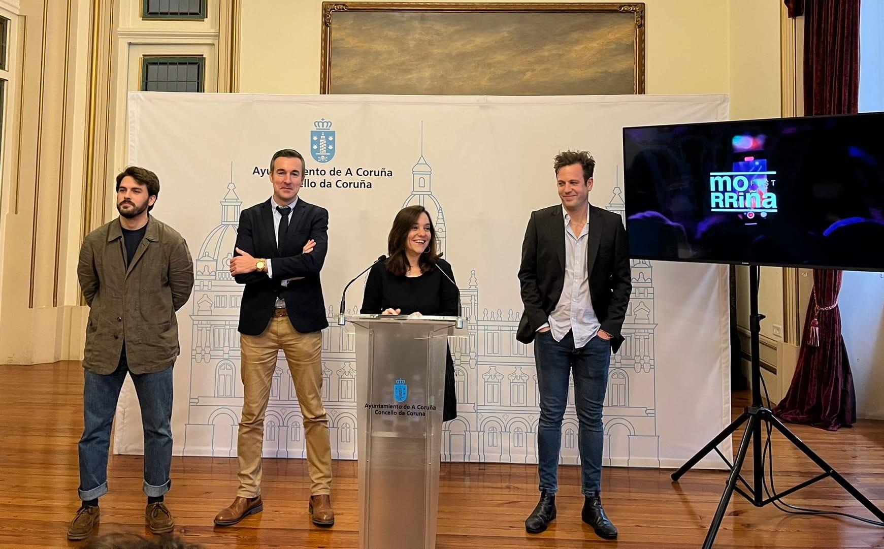 Presentación del Morriña Fest, hoy en A Coruña (Quincemil).