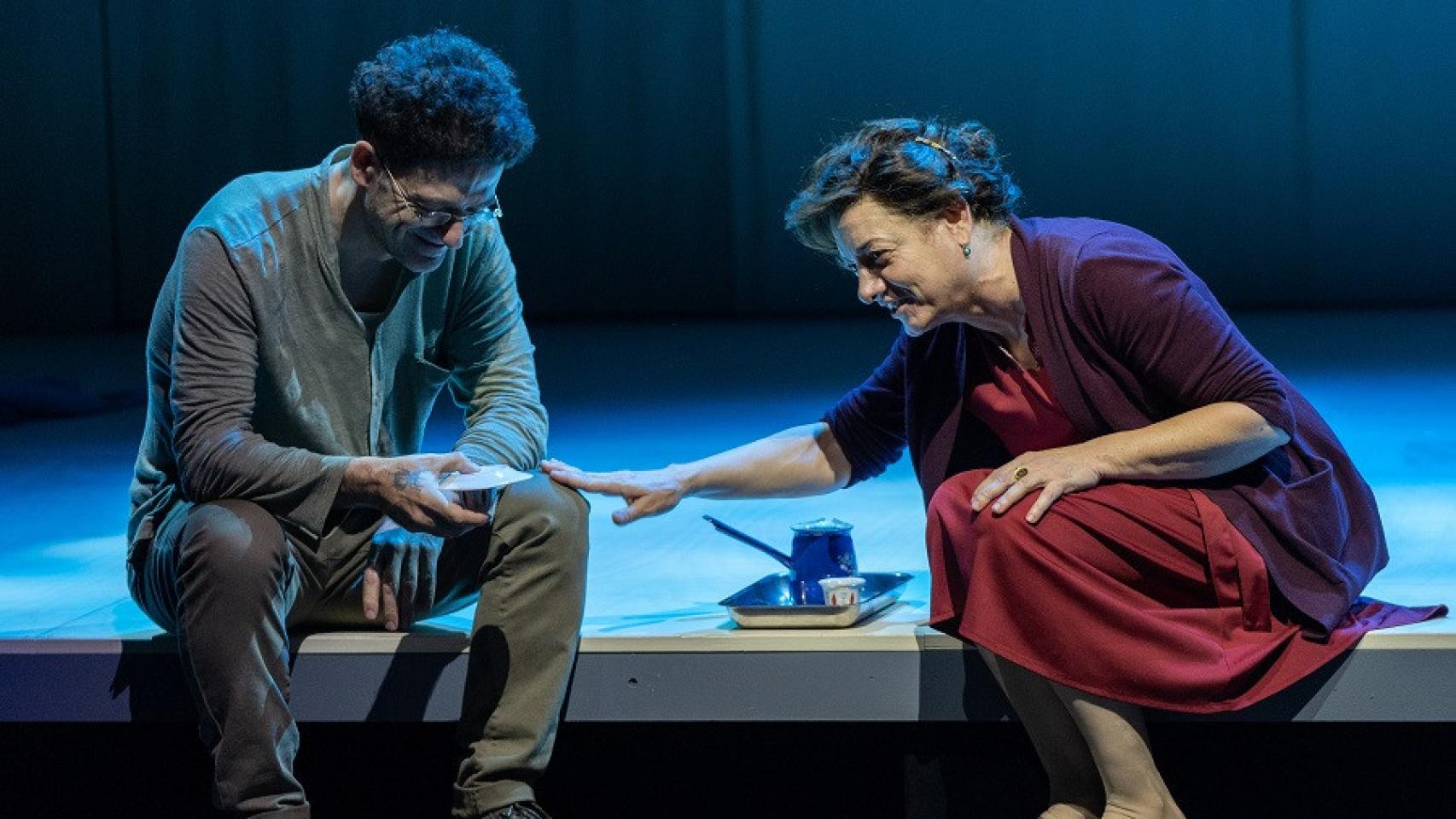 Wajdi Mouawad y Aïda Sabra, en 'Madre'. Foto: Tuong-Vi Nguyen