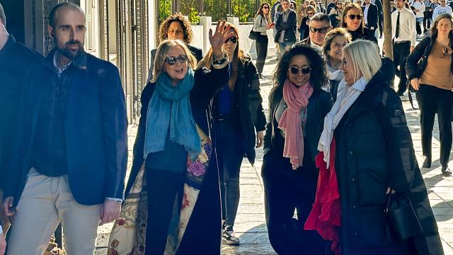 Clinton, en Sevilla.