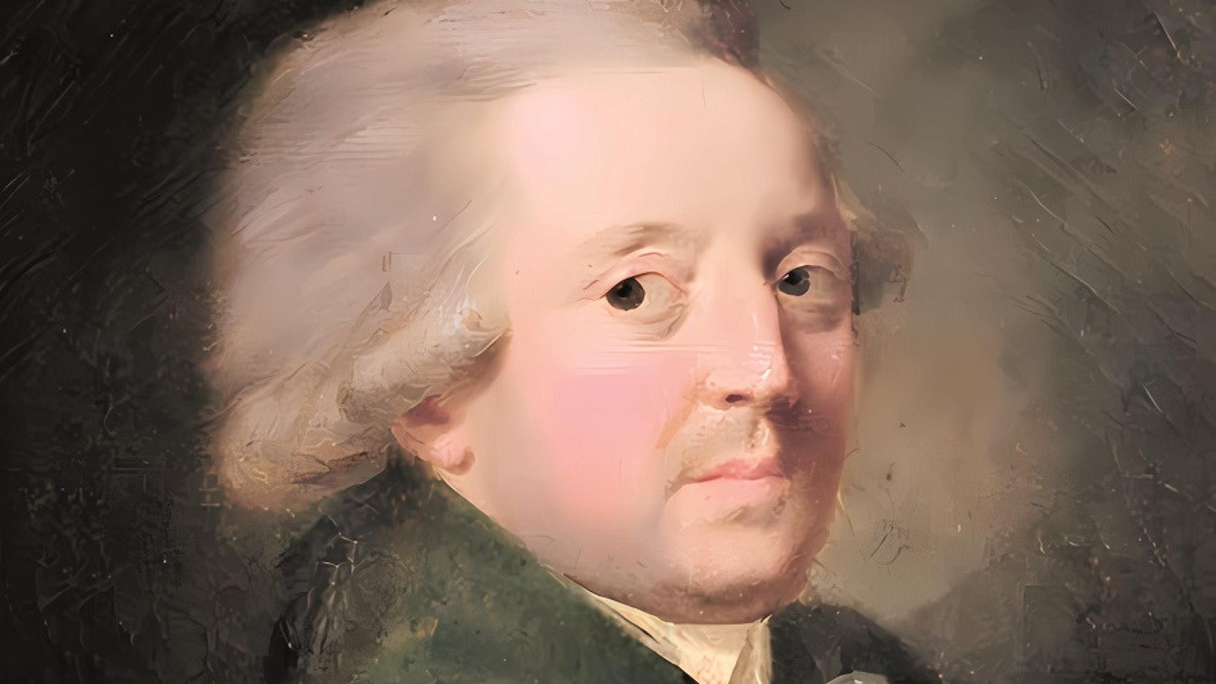 Retrato del marqués de Condorcet realizado por Jean-Baptiste Greuze