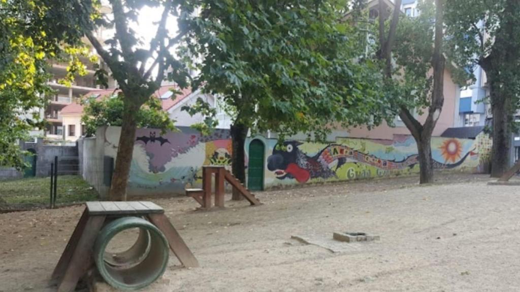 Área canina del Parque de Santa Margarita, en una foto de archivo.