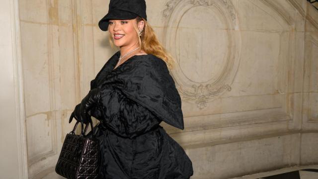 Rihanna, durante la 'Paris Fashion Week', este 22 de enero.