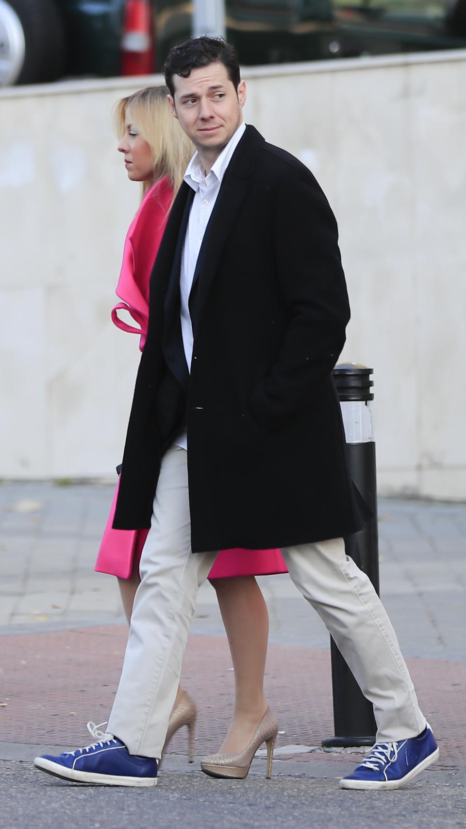 Ana Villarrubia junto a Álvaro Rojo, el hijo mayor de Ana Rosa, en una imagen tomada en enero de 2020.